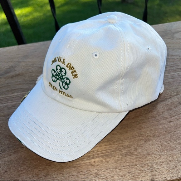 2017 U.S. Open Championship Erin Hills USGA Member White Strapback Hat Cap - Picture 2 of 7